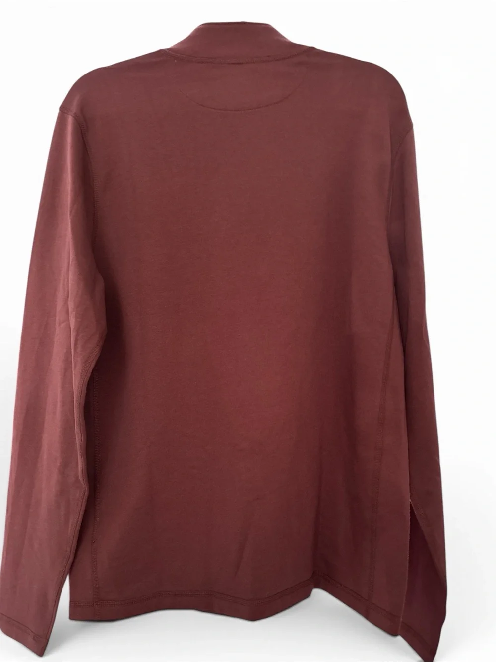J.Crew Performance Half Zip Pullover Medium Burgundy Stretch Sweatshirt NWT mens